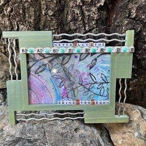 Photo Frame Artist Adorned One of a Kind